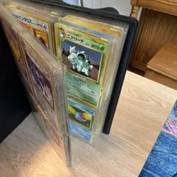 Nintendo Pokemon TCG Japanese Card Lot Binder Pikachu Charizard Blastoise - Image 3