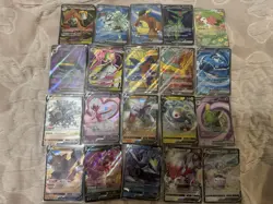 Pokemon TCG 20 Card Lot EX IR UR V Holo Foil English Various Sets - Image 1