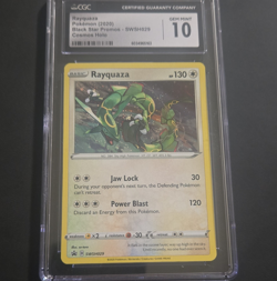 Rayquaza SWSH029 Black Star Promo Cosmos Holo CGC 10 Gem Mint Pokemon TCG - Image 1
