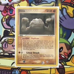 Pokemon Ditto (Geodude) Delta Species 62/113 Common 60 HP Poke-POWER Duplicate - Image 1