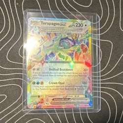 Pokemon Terapagos EX 128/142 SV Prismatic Evolutions Double Rare Holo 230 HP - Image 1