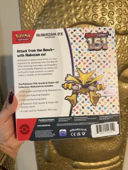 Pokemon Scarlet & Violet 151 Alakazam Kadabra Abra Booster Promo Box 2023 - Image 2