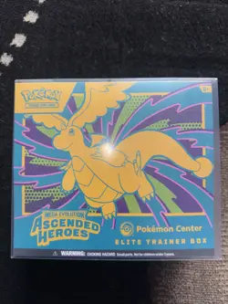 ASCENDED HEROES POKEMON CENTER ETB PC SEALED NEW NO RIPS OR TEARS SHIPS NEXT DAY - Image 1