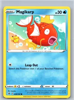 Magikarp 039/192 Common Rebel Clash Pokemon NM/M - Image 1