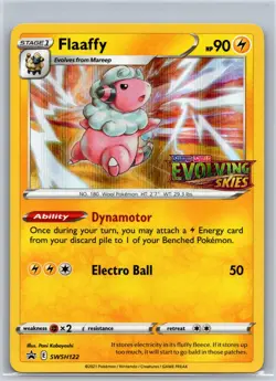 Flaaffy (Prerelease) SWSH122 Holo Promo Sword & Shield Promo Pokemon NM/M - Image 1
