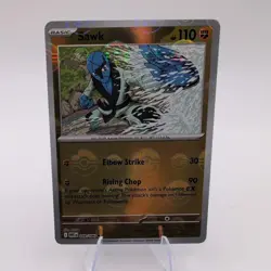 Pokemon TCG - Sawk - 049/086 - (Poke Ball Pattern) - SV: White Flare - Image 1