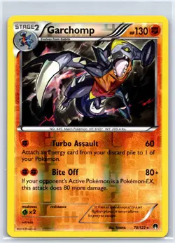Garchomp 70/122 Holo Rare BREAKpoint Pokemon Reverse Holo NM/M - Image 1
