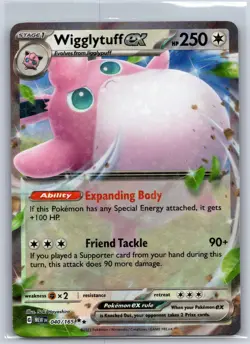 Wigglytuff ex 040/165 Double Rare 151 Pokemon Holo NM/M 420-57 - Image 1