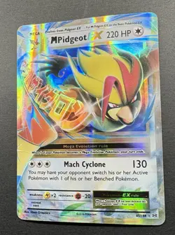 2016 POKEMON MEGA PIDGEOT EX 65/108 ULTRA RARE XY EVOLUTIONS ✨💖✨💖✨ - Image 3