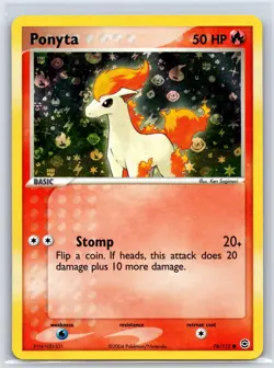 Ponyta 76/112 Common FireRed & LeafGreen Pokemon Holo NM/M - Image 1