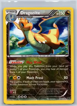 Dragonite 51/108 Rare Roaring Skies Pokemon Reverse Holo NM/M 420-33 - Image 1