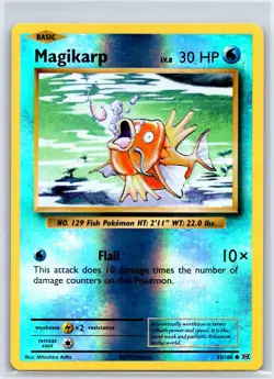 Magikarp 33/108 Common Evolutions Pokemon Reverse Holo NM/M - Image 1