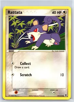 Rattata 77/112 Common FireRed & LeafGreen Pokemon NM/M - Image 1
