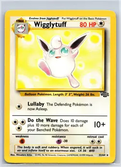 Wigglytuff 32/64 Rare Jungle Pokemon Unlimited NM/M - Image 1