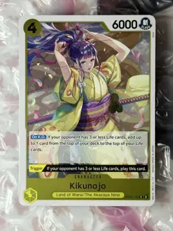One Piece Card Game TCG Kikunojo OP06-104 Rare M/NM Condition - Image 1