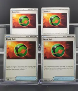 Pokemon TCG Dusk Ball 175/191 Surging Sparks Uncommon - 4 Cards Set - Image 1