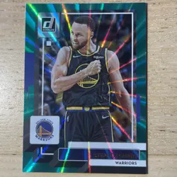 2022-23 PANINI DONRUSS GREEN LASER SP STEPHEN CURRY GOLDEN STATE WARRIORS - Image 1