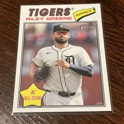 2026 Topps Heritage Riley Greene All Star Logo Variation SP #152 Tigers - Image 1