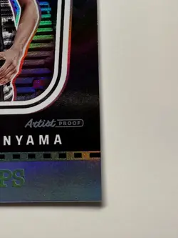 Victor Wembanyama 2024-25 Panini NBA Hoops Sheesh Artist Proof SP /10 SP #19 - Image 4