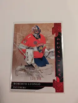 2019/20 Upper Deck UD Artifacts Card ROBERTO LUONGO #122 SP /399 - Image 1