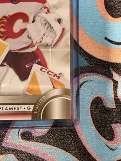 Dustin Wolf 20/99 Future Watch Gold 2023-24 UD SP Authentic Calgary Flames (PH) - Image 5