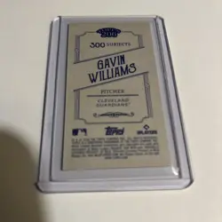 2024 Topps 206 Baseball Gavin Williams RC Rookie Card! CANVAS STOCK SP /25 (A1) - Image 3