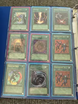 Yu-Gi-Oh! CCG Konami Card Lot Binder - Jinzo, Yata-Garasu, Chaos Emperor Dragon - Image 2
