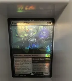 Magic: The Gathering Emeritus of Woe Creature Black Alternative Art Foil Card - Image 1