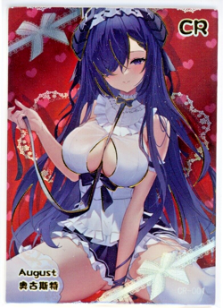 ❤August Azur Lane Goddess Story Waifu Card Absolutely Stunning Girl CR-001 Card - Image 1