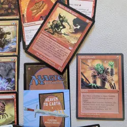 Commander Magic Deck MTG Cards = ALL 100 ***GOBLINS*** RED BLUE Double Spell Fun - Image 5
