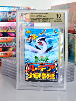 The Power of One Lugia, Pikachu, Ash | Pokemon Phone Card Japanese PSA 10/BGS 10 - Image 1