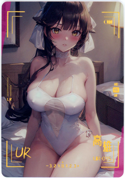 ❤TAKAO - Goddess Story Anime Waifu Doujin Card - STAR DREAM DESIRE UR-015 Card - Image 1