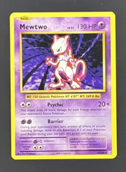 2016 Pokemon Mewtwo 51/108 Evolutions Basic Card - Image 1