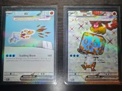 Pokemon Eiscue EX Basic 210/197 222/197 OBF English Card Lot - 2 Cards - Image 1