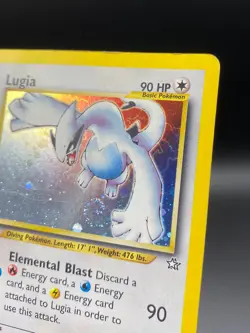 Lugia 9/111 *Great Swirl* Holo Rare Neo Genesis Unlimited Edition Pokemon TCG - Image 3