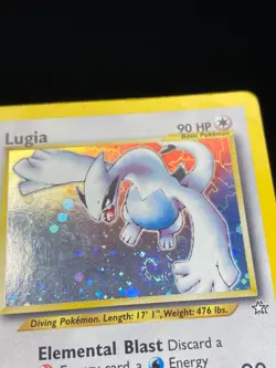 Lugia 9/111 *Great Swirl* Holo Rare Neo Genesis Unlimited Edition Pokemon TCG - Image 4