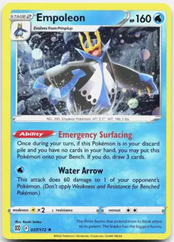 Empoleon - (Cosmos Holo) Holo Rare Miscellaneous Cards & Products 037/172 NM - Image 1
