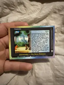 OFFICIAL POKEMON CARD TOPPS #EP11 CHARMANDER Nm The Stray Pokemon - Image 2