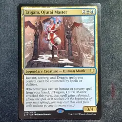 Taigam, Ojutai Master (Damaged) - Commander 2017 (Magic/MTG) - Image 1