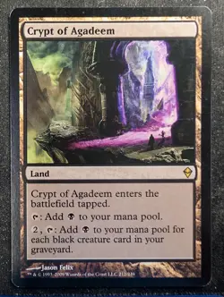 Crypt of Agadeem - Zendikar (MTG) - Image 1