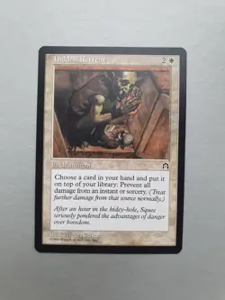 Hidden Retreat , MTG Stronghold (1998). Rare White Enchantment NM - Image 1