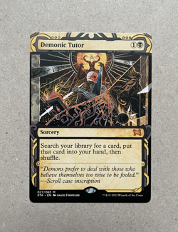 Demonic Tutor - Strixhaven Mystical Archive - Regular - MTG English - Image 1