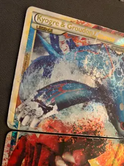 Lot Cartes Pokemon Kyogre & Groudon Legende 87/90 + 88/90 Indomptable FR - Image 2