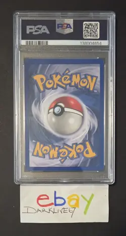 Pokemon 1999 Blastoise Holo Illustrator (illus.) ERROR Graded PSA 8 *POP 13* - Image 2
