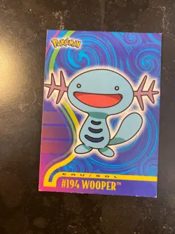 25426E - POKEMON TOPPS TV ANIMATION EDITION #194 WOOPER EAU SOL - Image 1