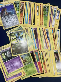 Lot de 80 cartes Pokemon FR -NB MIX co/unco - Etat variable (C10) - Image 1