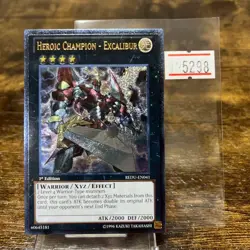 YuGiOh Excalibur HC 1st Edition Relief English Trading Card Mint - Image 1