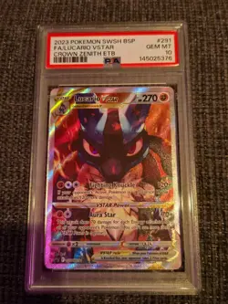 PSA Pokemon Crown Zenith Lucario ETB Promo PSA 10 - Image 1
