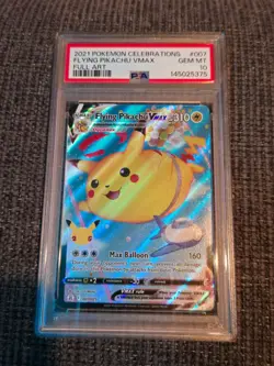 PSA Pokemon Celebrations Flying Pikachu VMAX PSA 10 - Image 1