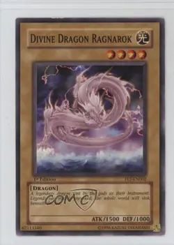Divine Dragon Ragnarok Unlimited YuGiOh Flaming Eternity #FET-EN002 2005 - Image 1